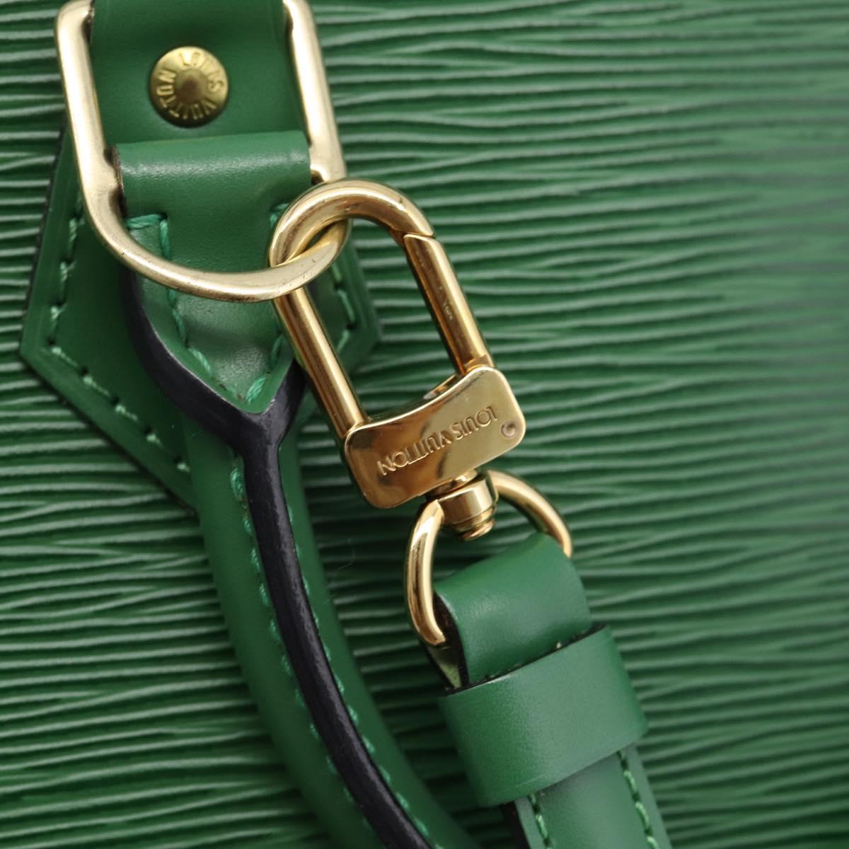 LOUIS VUITTON Epi Alma Hand Bag Borneo Green M52144 LV Auth 206682V
