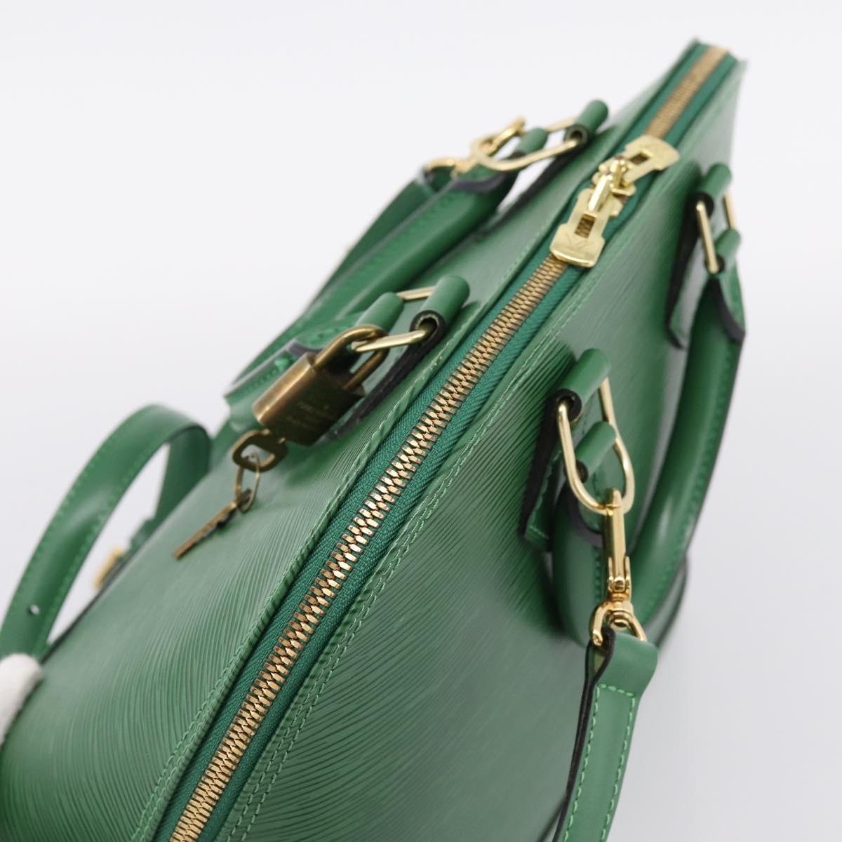 LOUIS VUITTON Epi Alma Hand Bag Borneo Green M52144 LV Auth 206682V