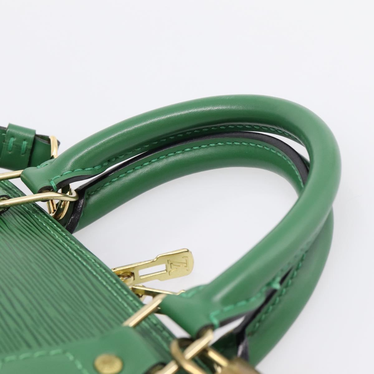 LOUIS VUITTON Epi Alma Hand Bag Borneo Green M52144 LV Auth 206682V