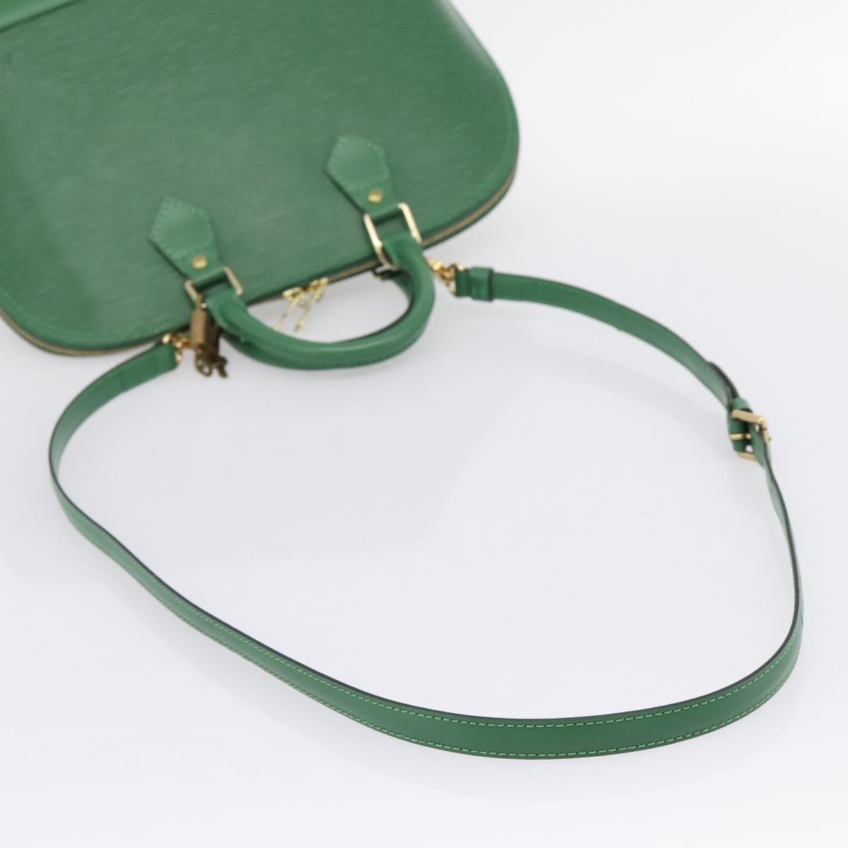LOUIS VUITTON Epi Alma Hand Bag Borneo Green M52144 LV Auth 206682V