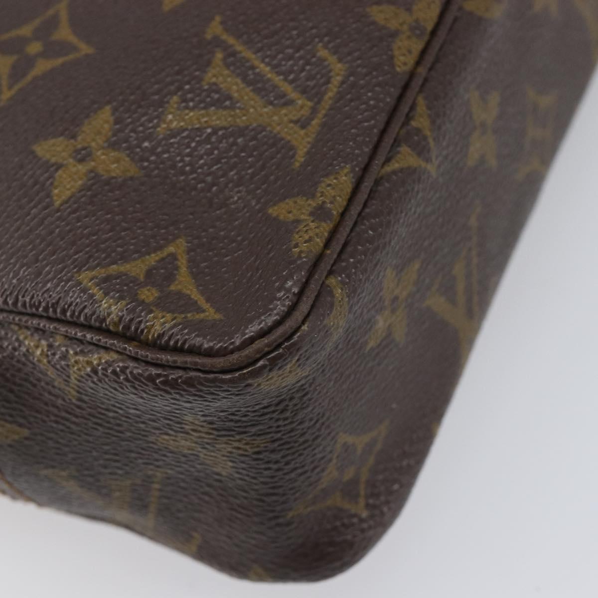 LOUIS VUITTON Monogram Trousse Toilette 18 Pouch M47526 LV Auth 206684