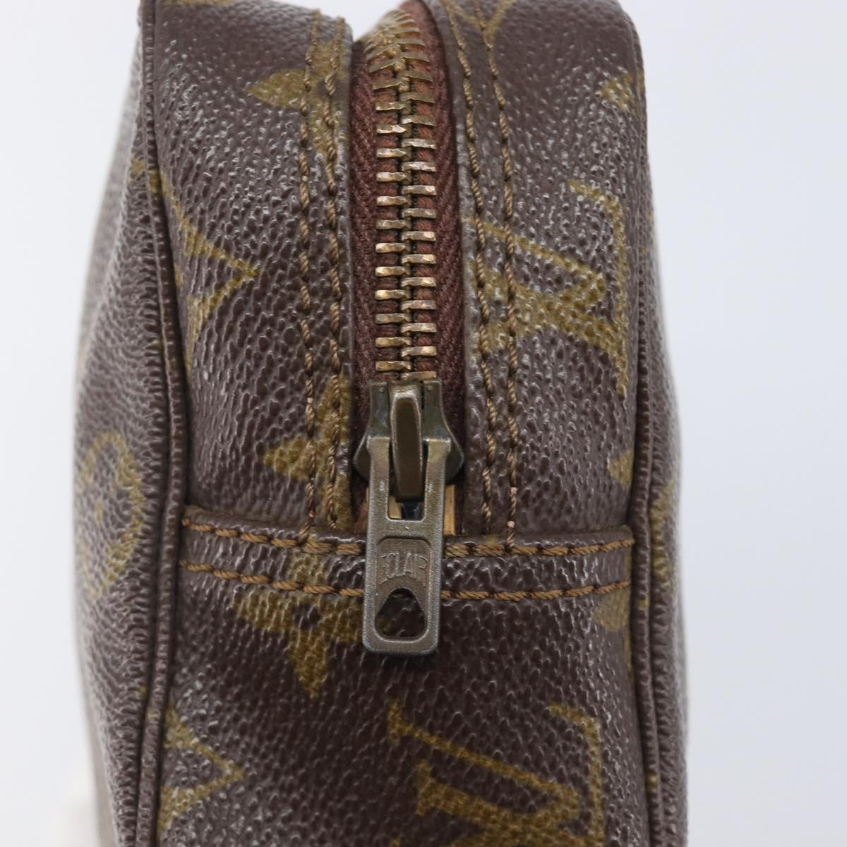 LOUIS VUITTON Monogram Trousse Toilette 18 Pouch M47526 LV Auth 206684