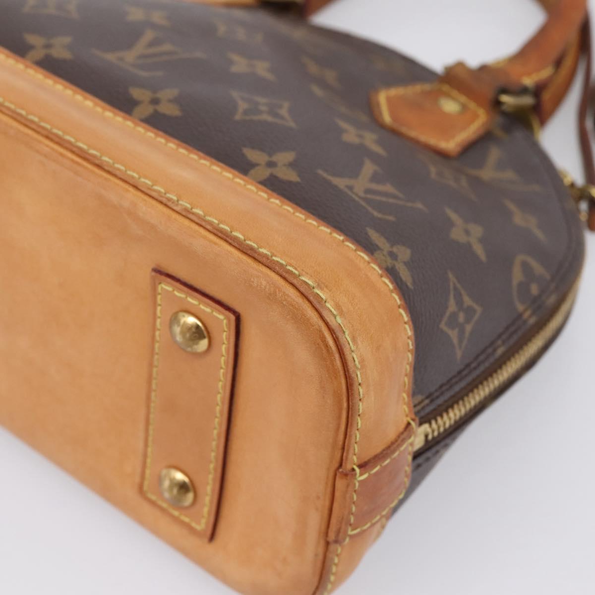 LOUIS VUITTON Monogram Alma BB Hand Bag M53152 LV Auth 206687