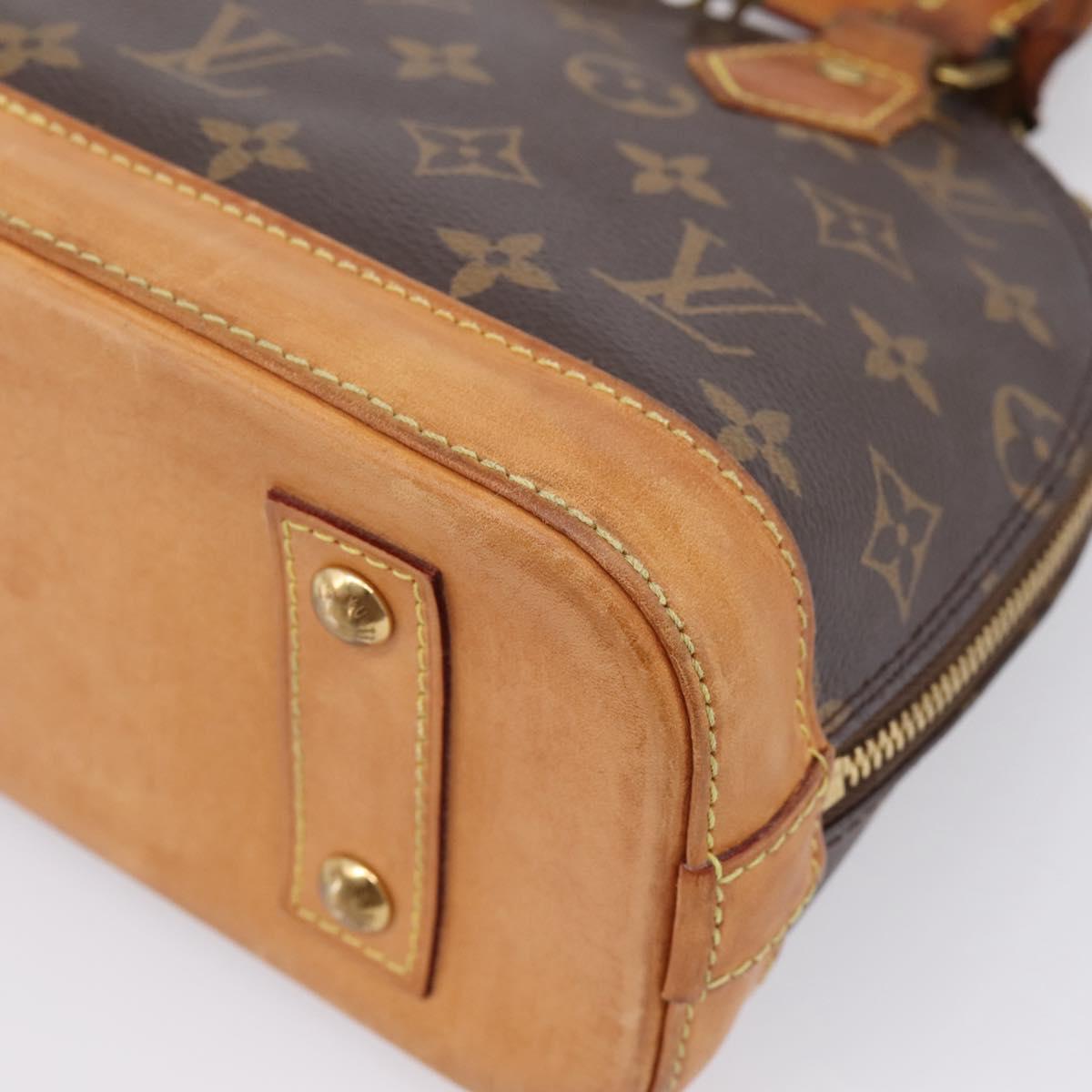 LOUIS VUITTON Monogram Alma BB Hand Bag M53152 LV Auth 206687