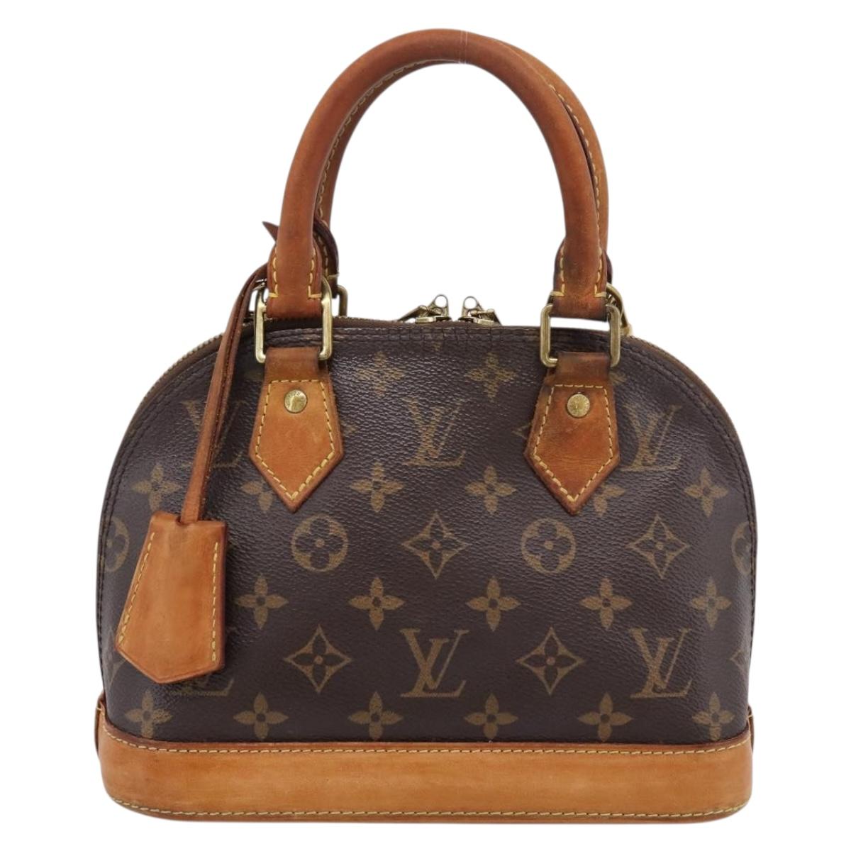 LOUIS VUITTON Monogram Alma BB Hand Bag M53152 LV Auth 206687
