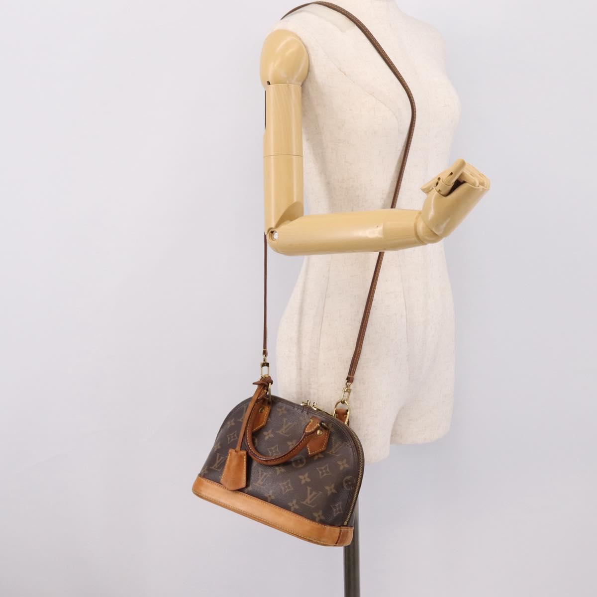 LOUIS VUITTON Monogram Alma BB Hand Bag M53152 LV Auth 206687