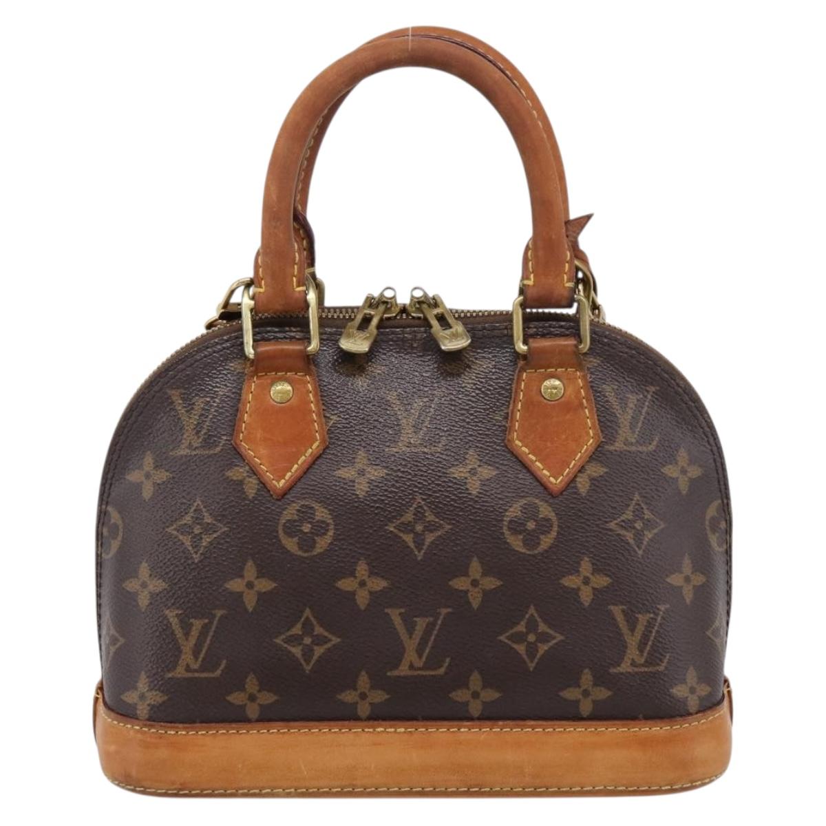 LOUIS VUITTON Monogram Alma BB Hand Bag M53152 LV Auth 206687