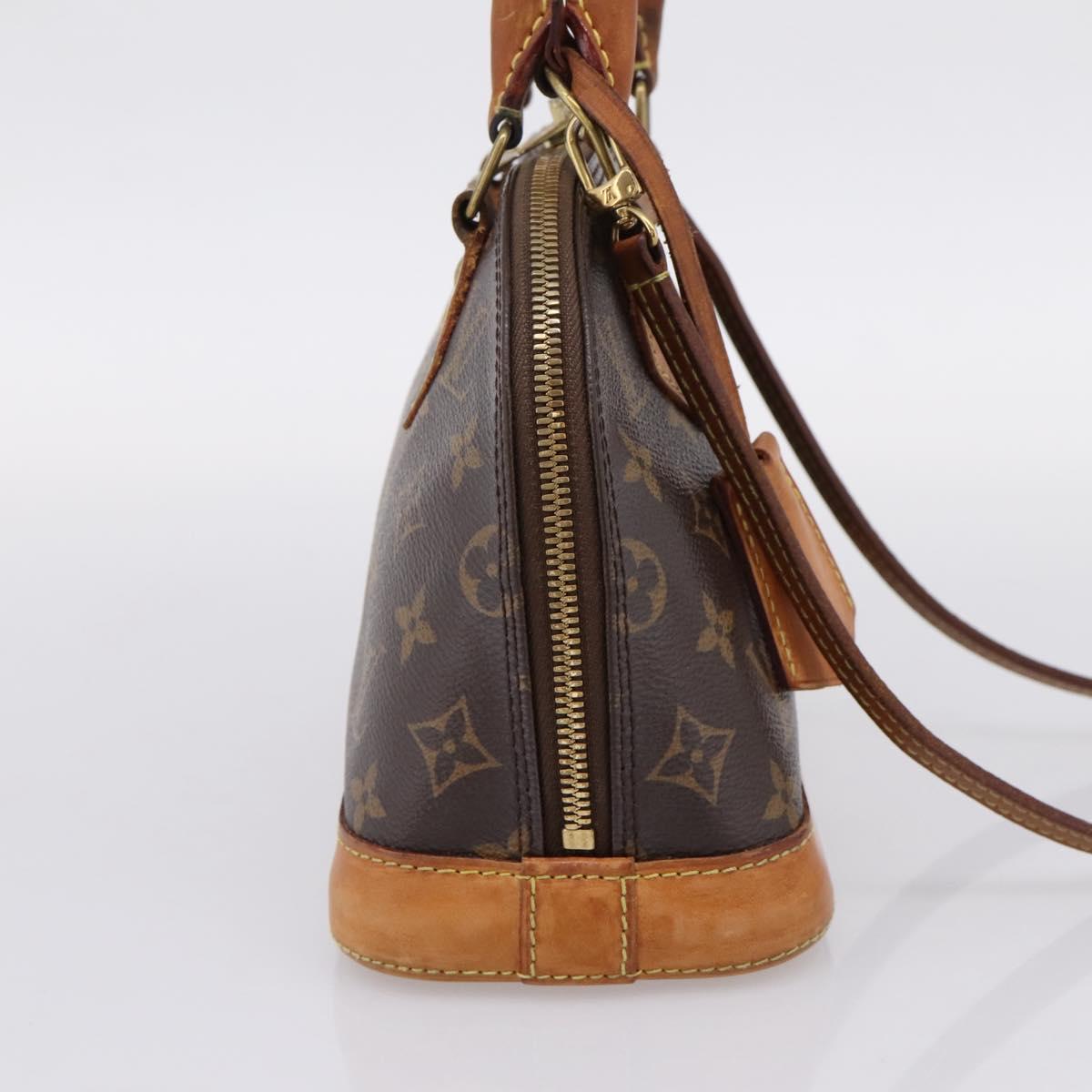 LOUIS VUITTON Monogram Alma BB Hand Bag M53152 LV Auth 206687