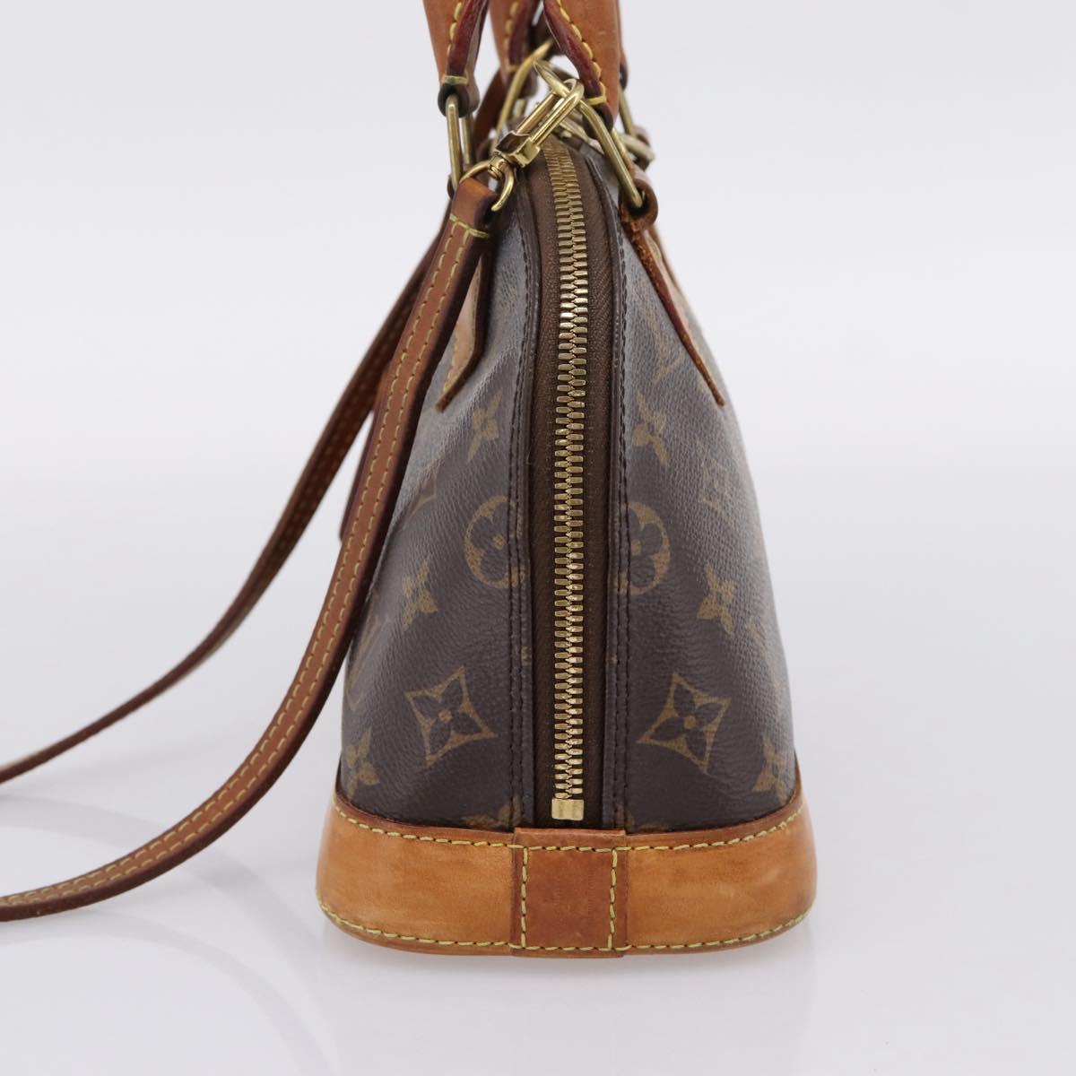 LOUIS VUITTON Monogram Alma BB Hand Bag M53152 LV Auth 206687