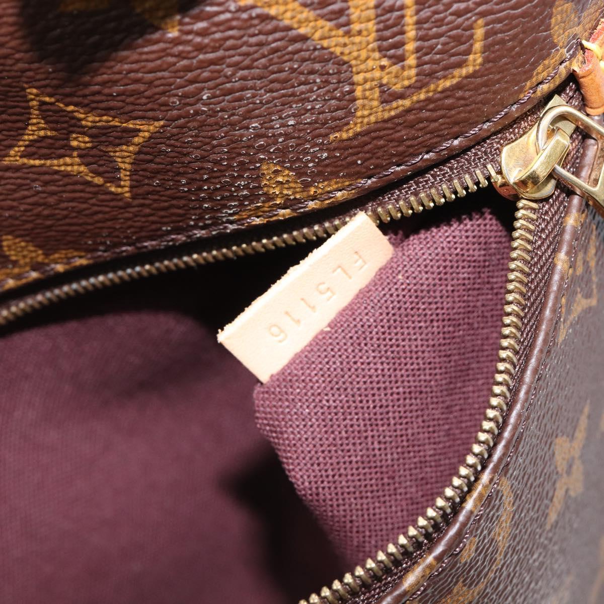 LOUIS VUITTON Monogram Jena MM Tote Bag M42267 LV Auth 206690