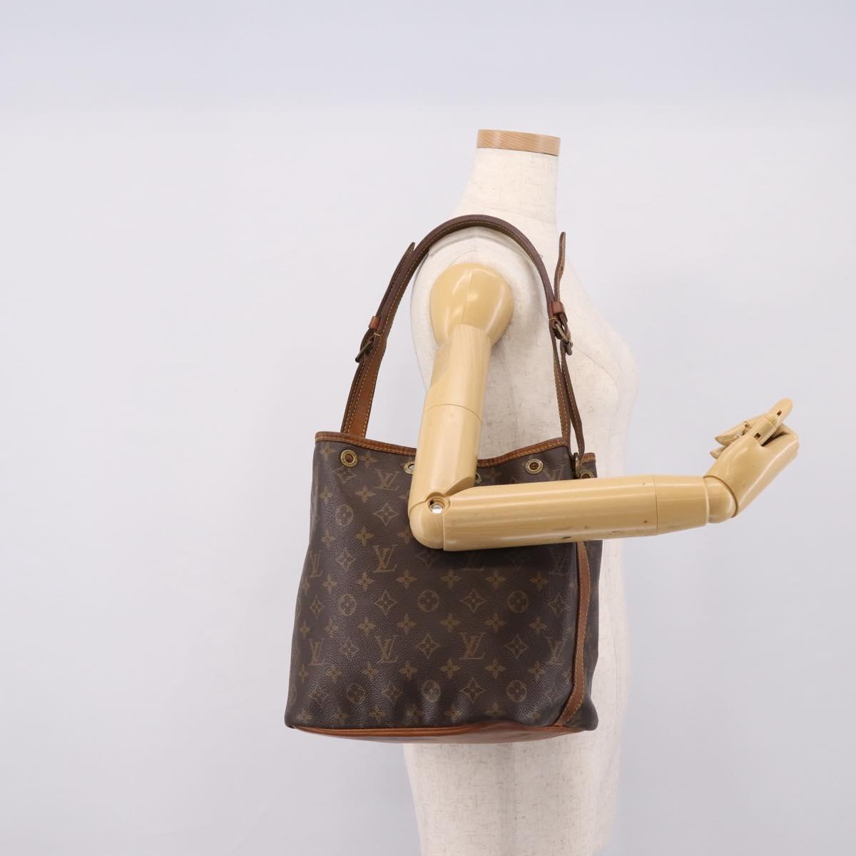 LOUIS VUITTON Monogram Petit Noe Shoulder Bag M42226 LV Auth 206692