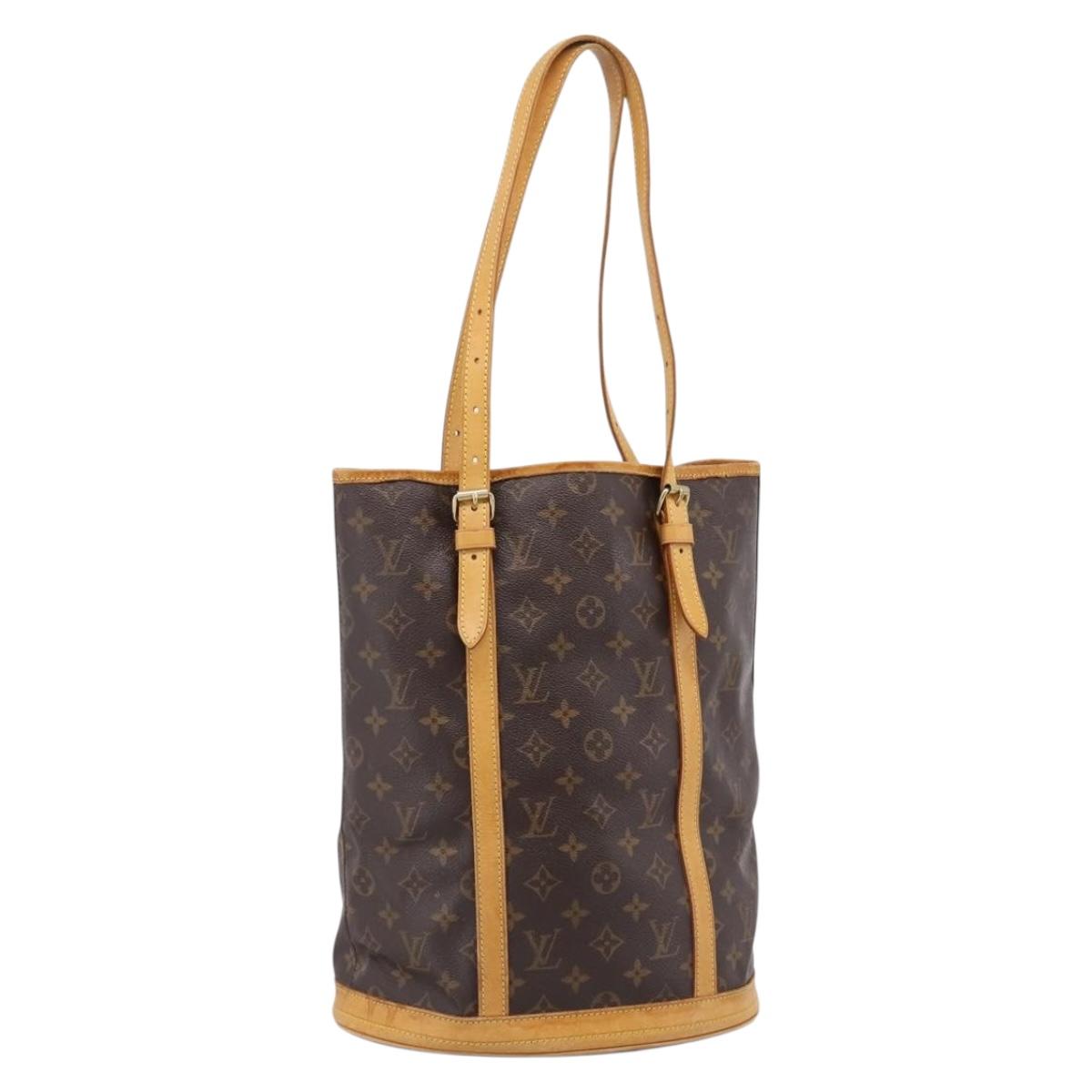 LOUIS VUITTON Monogram Bucket GM Shoulder Bag M42236 LV Auth 206695