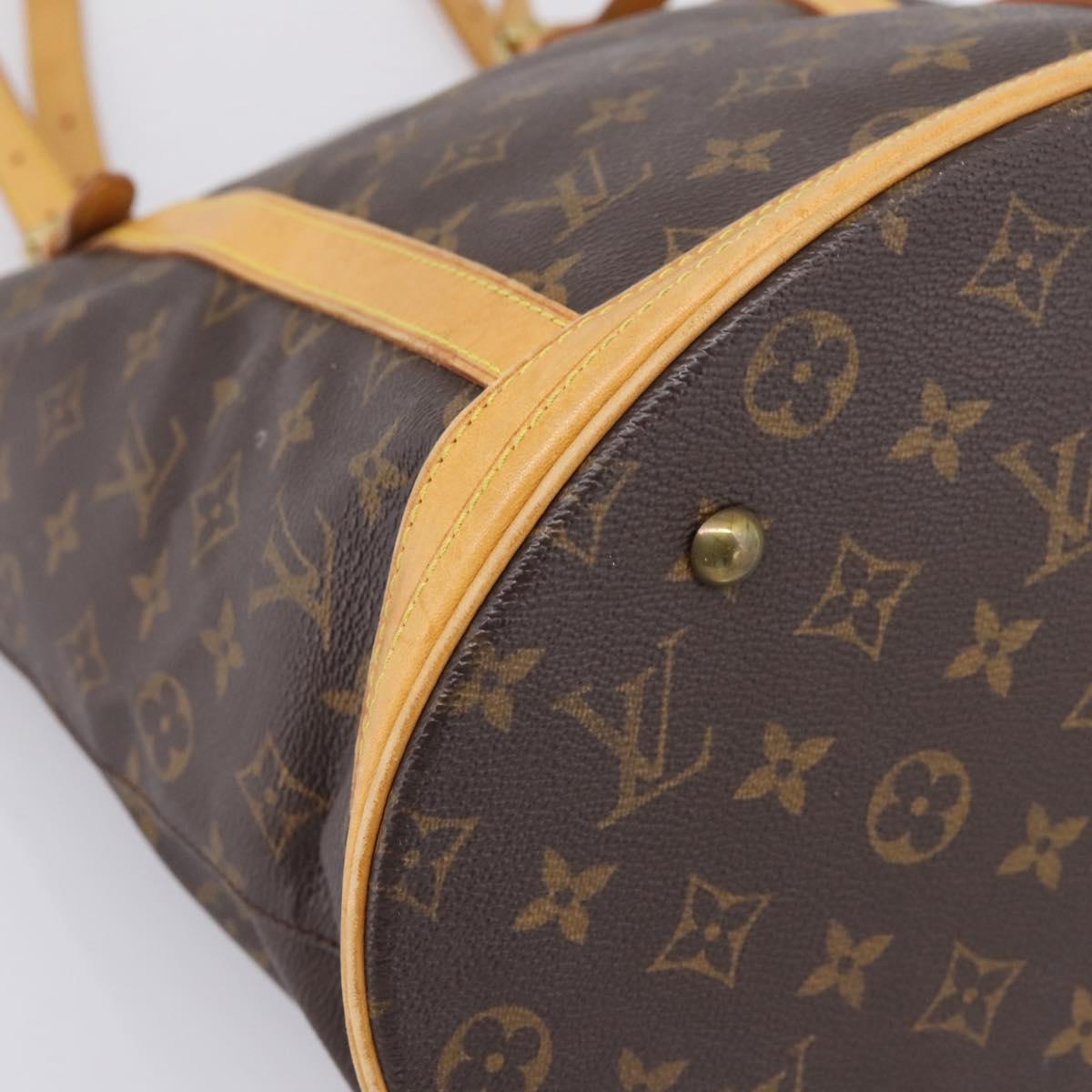 LOUIS VUITTON Monogram Bucket GM Shoulder Bag M42236 LV Auth 206695