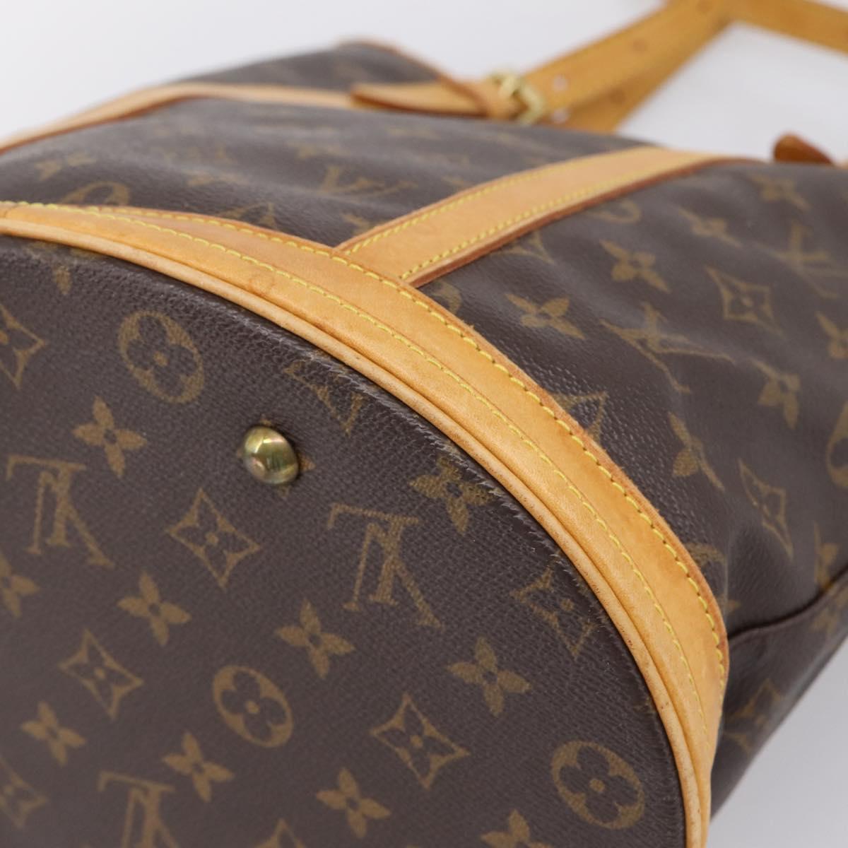 LOUIS VUITTON Monogram Bucket GM Shoulder Bag M42236 LV Auth 206695