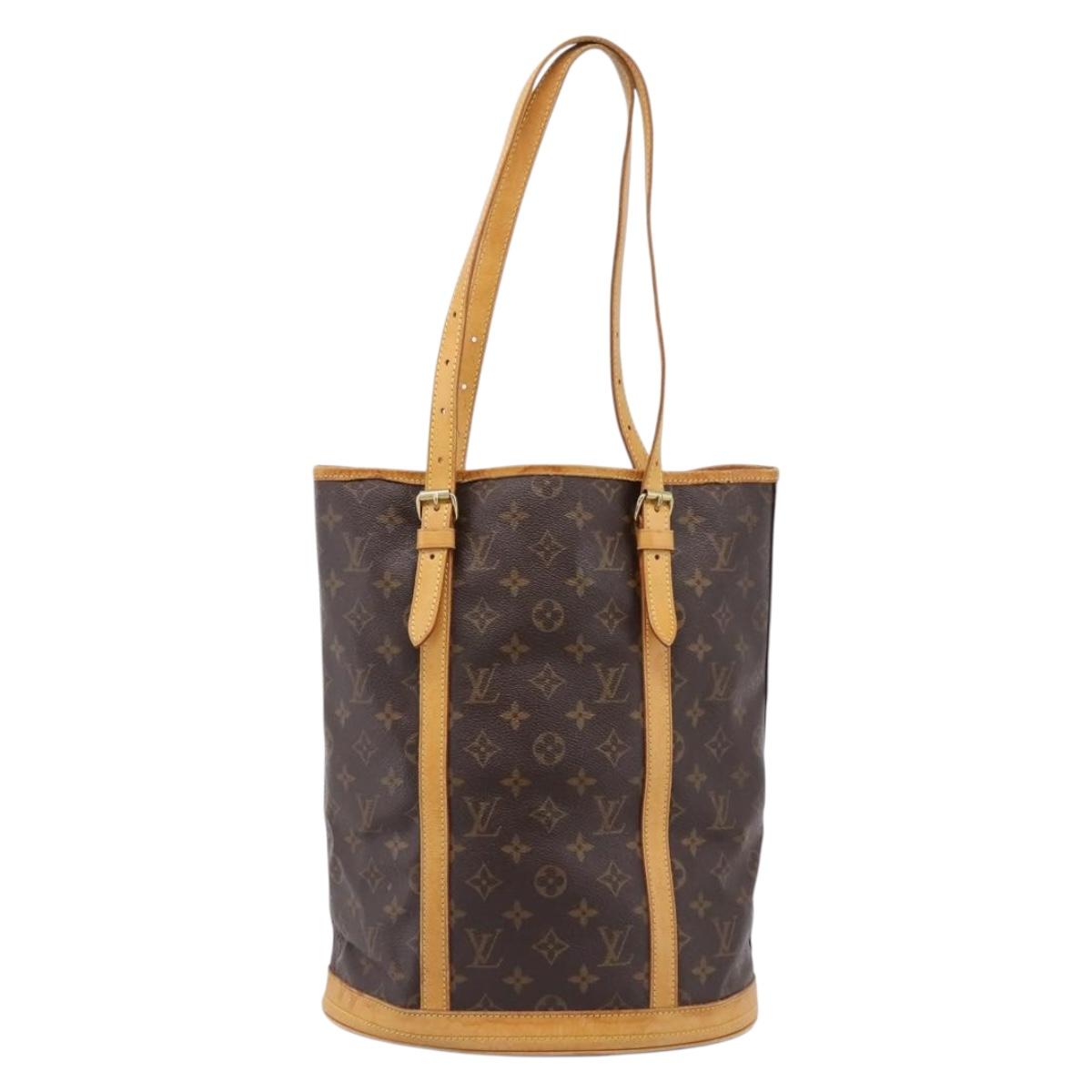 LOUIS VUITTON Monogram Bucket GM Shoulder Bag M42236 LV Auth 206695