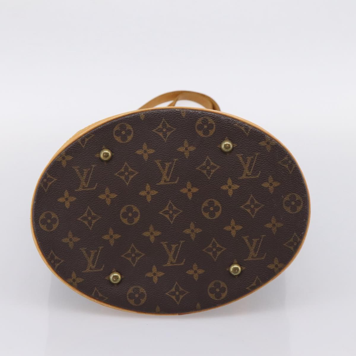 LOUIS VUITTON Monogram Bucket GM Shoulder Bag M42236 LV Auth 206695