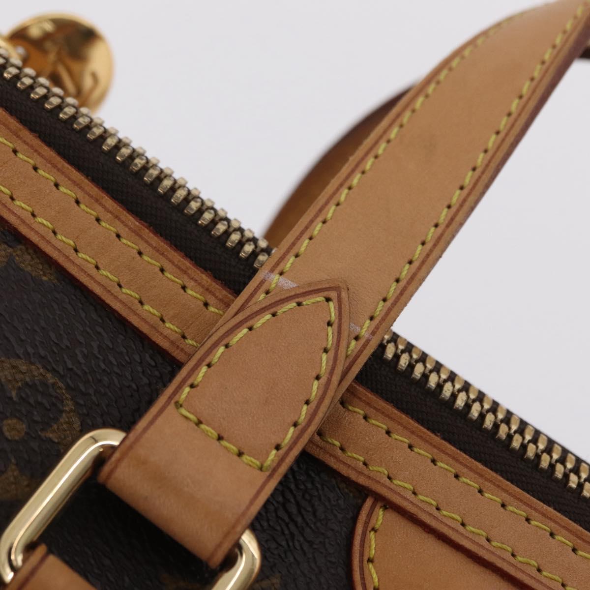 LOUIS VUITTON Monogram Palermo PM Tote Bag M40145 LV Auth 206711V