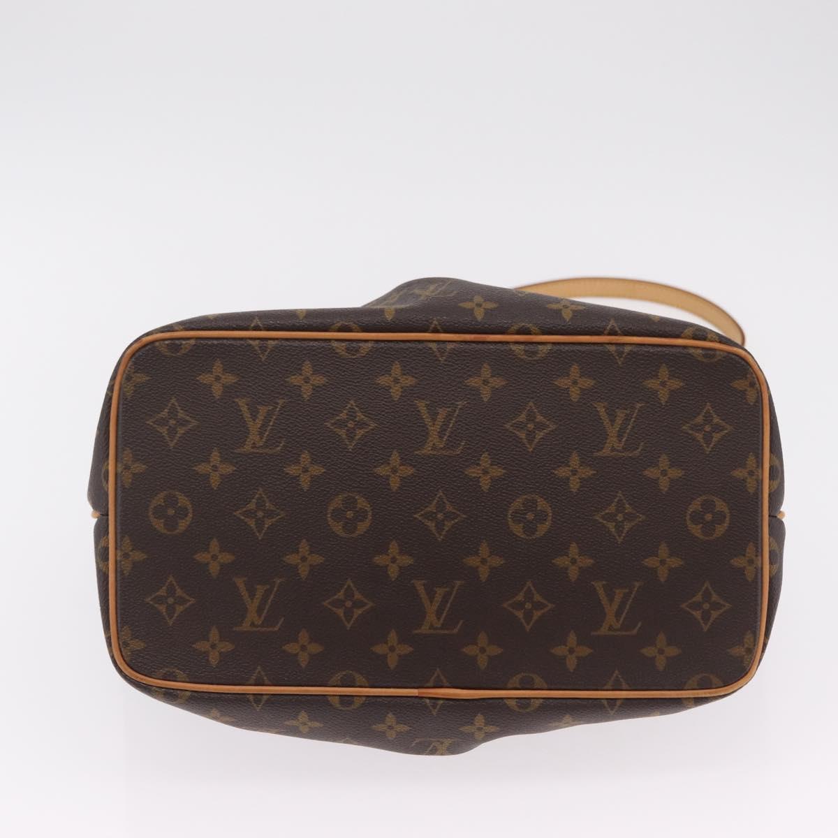 LOUIS VUITTON Monogram Palermo PM Tote Bag M40145 LV Auth 206711V