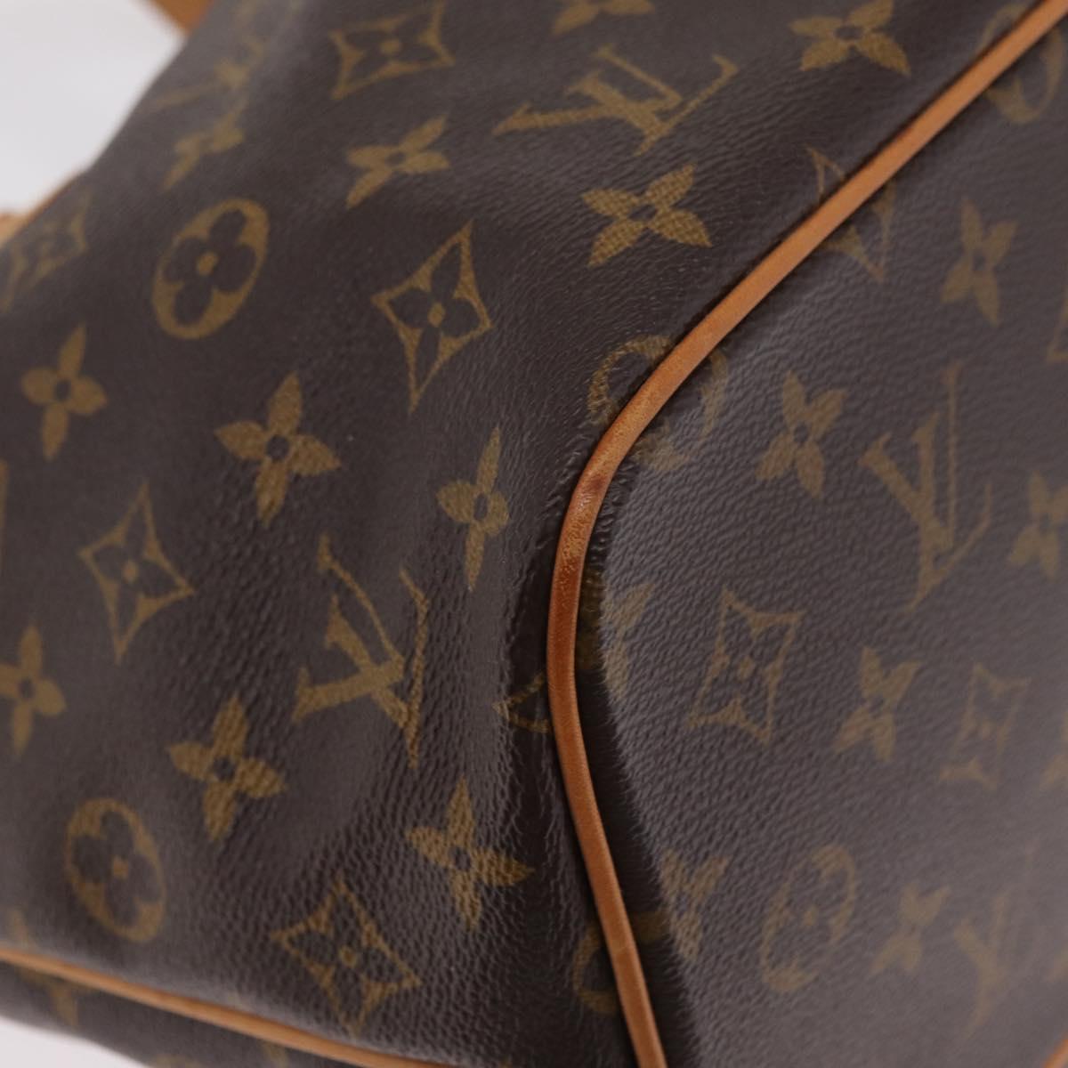 LOUIS VUITTON Monogram Palermo PM Tote Bag M40145 LV Auth 206711V