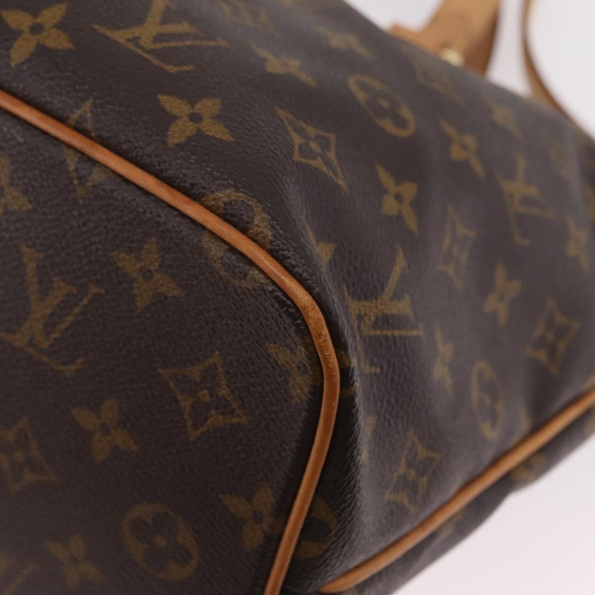 LOUIS VUITTON Monogram Palermo PM Tote Bag M40145 LV Auth 206711V