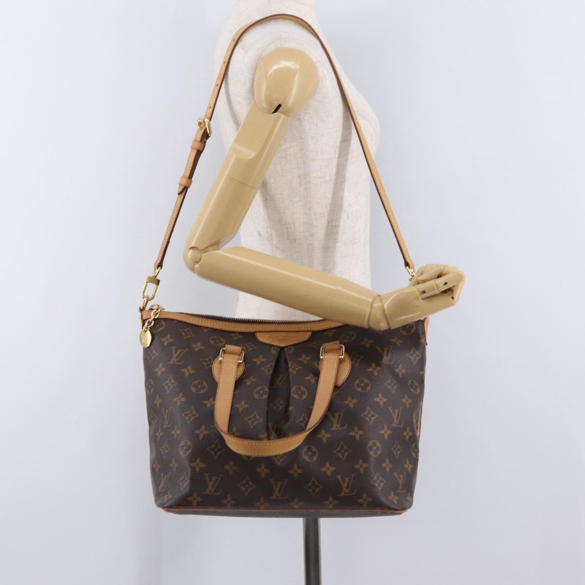 LOUIS VUITTON Monogram Palermo PM Tote Bag M40145 LV Auth 206711V