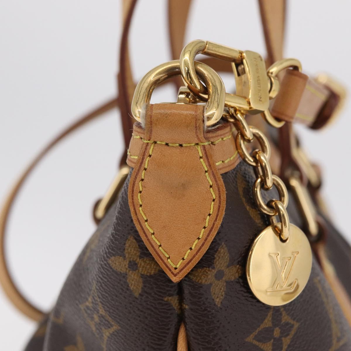 LOUIS VUITTON Monogram Palermo PM Tote Bag M40145 LV Auth 206711V