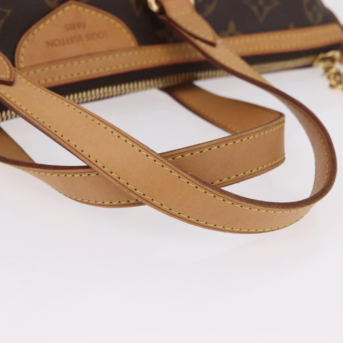 LOUIS VUITTON Monogram Palermo PM Tote Bag M40145 LV Auth 206711V