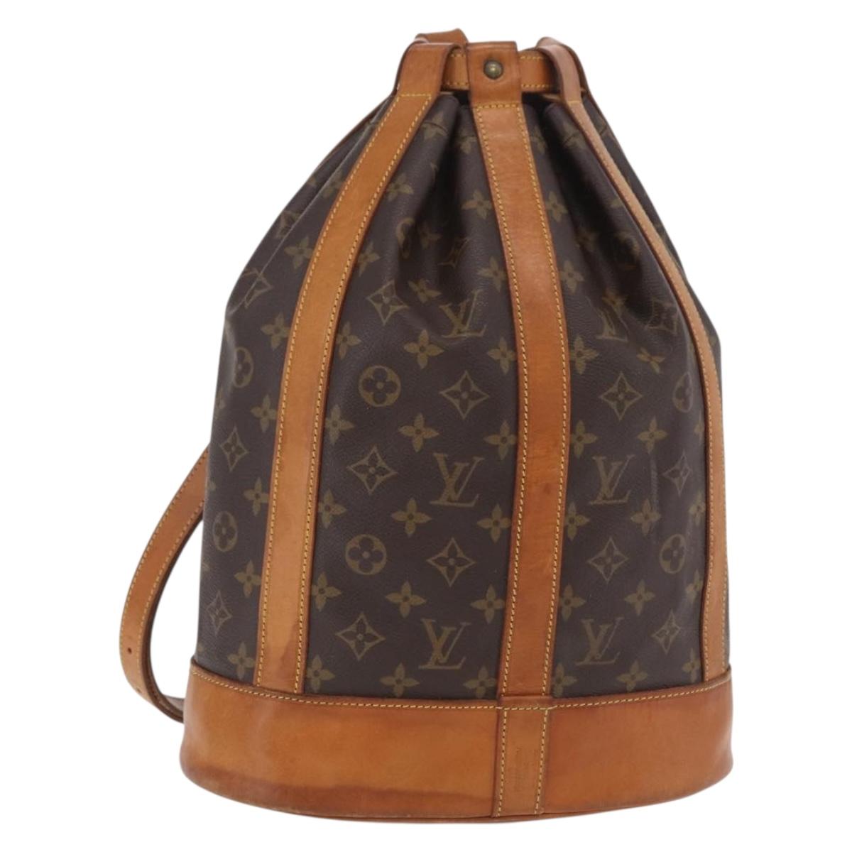 LOUIS VUITTON Monogram Randonnee PM Shoulder Bag M42243 LV Auth 206712A
