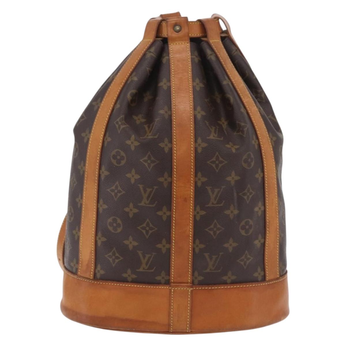 LOUIS VUITTON Monogram Randonnee PM Shoulder Bag M42243 LV Auth 206712A