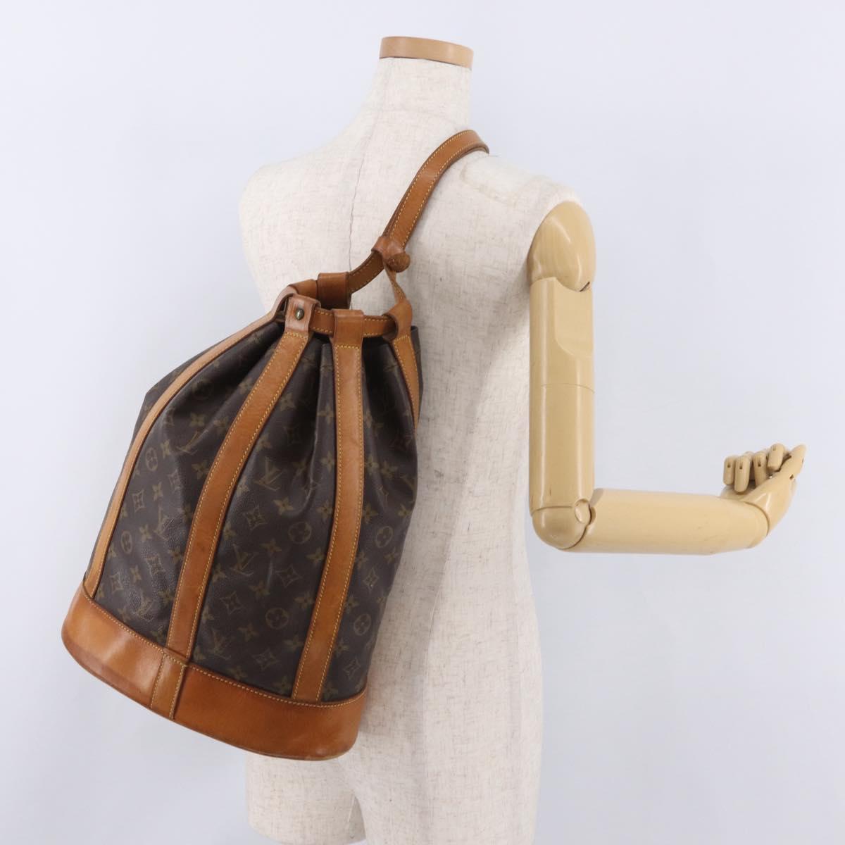 LOUIS VUITTON Monogram Randonnee PM Shoulder Bag M42243 LV Auth 206712A