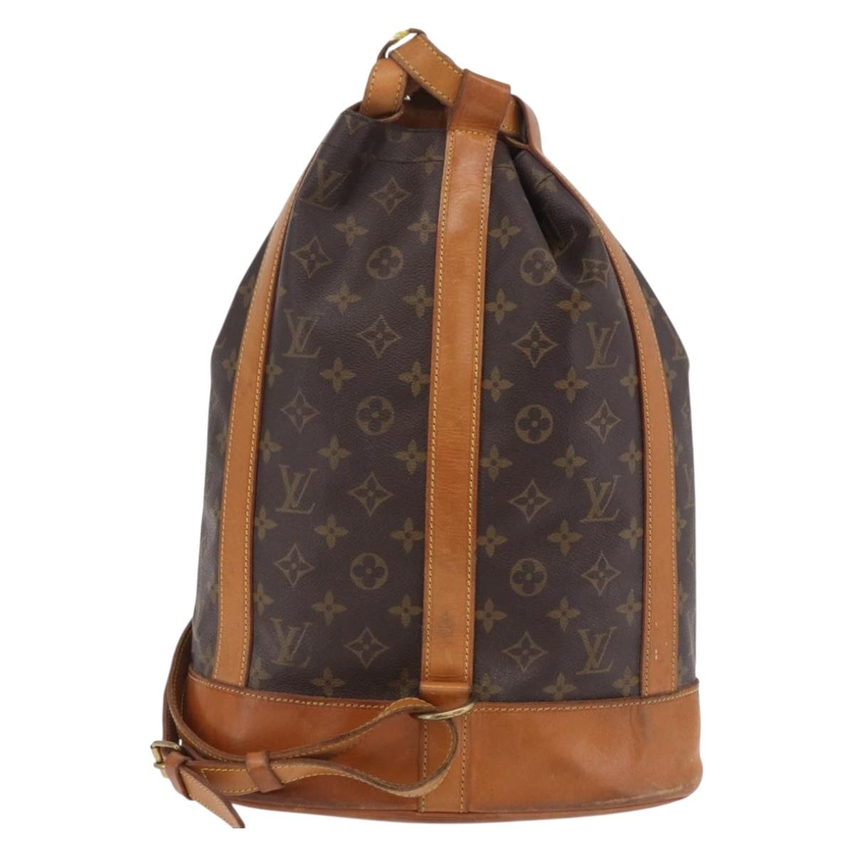 LOUIS VUITTON Monogram Randonnee PM Shoulder Bag M42243 LV Auth 206712A