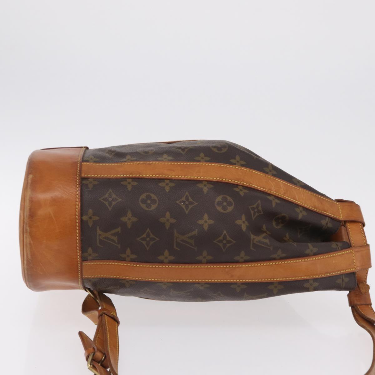 LOUIS VUITTON Monogram Randonnee PM Shoulder Bag M42243 LV Auth 206712A