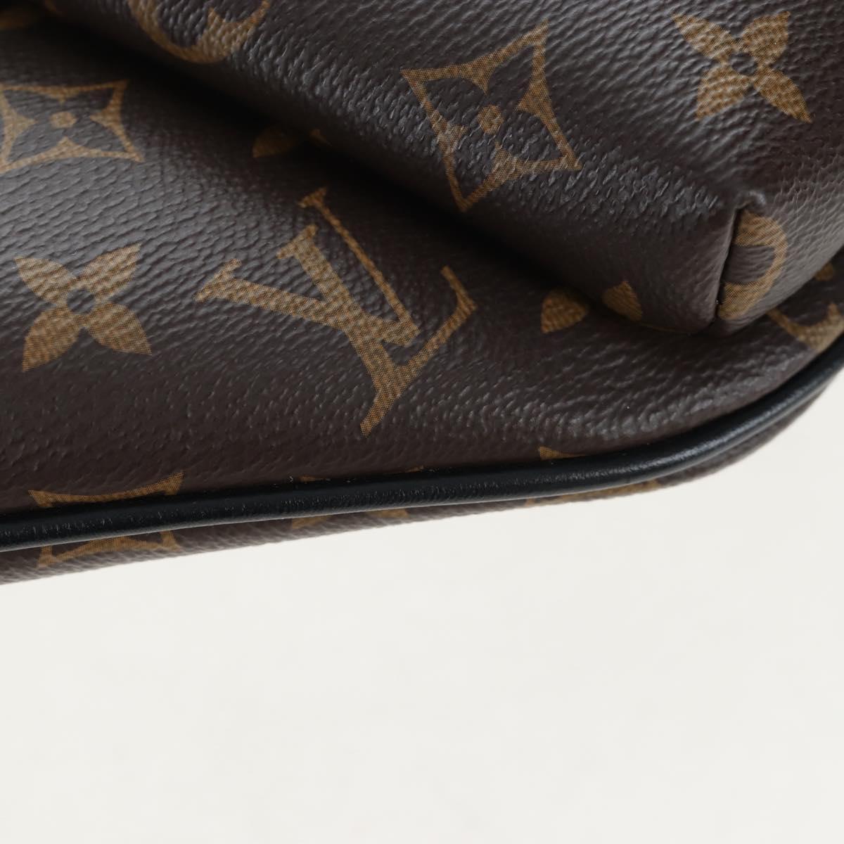 LOUIS VUITTON Monogram Macassar Christopher Bum Bag M45337 LV Auth 206714V