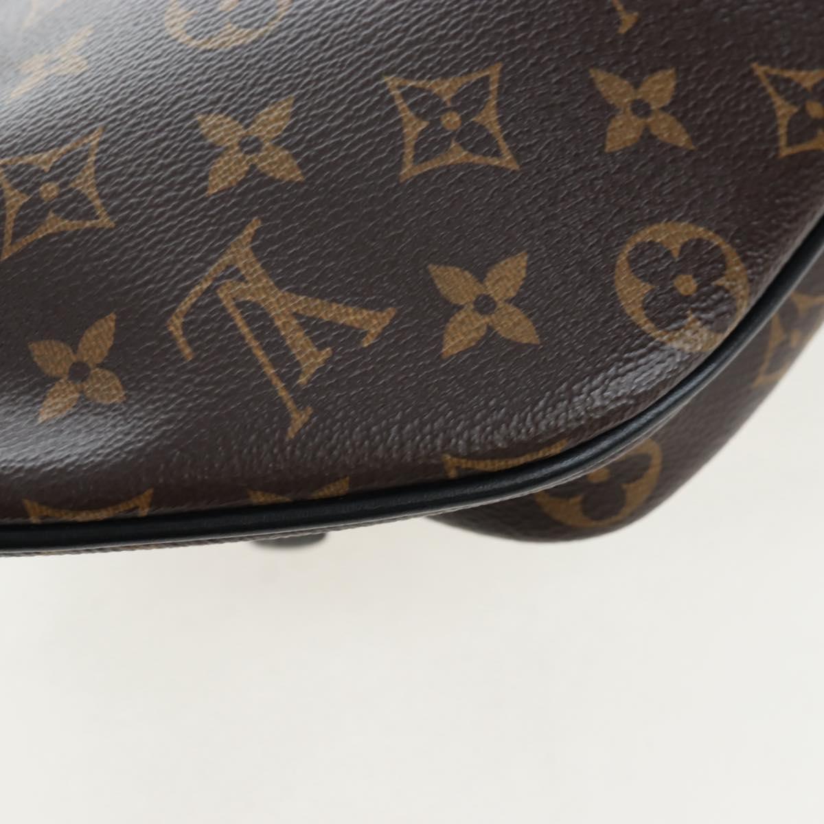 LOUIS VUITTON Monogram Macassar Christopher Bum Bag M45337 LV Auth 206714V
