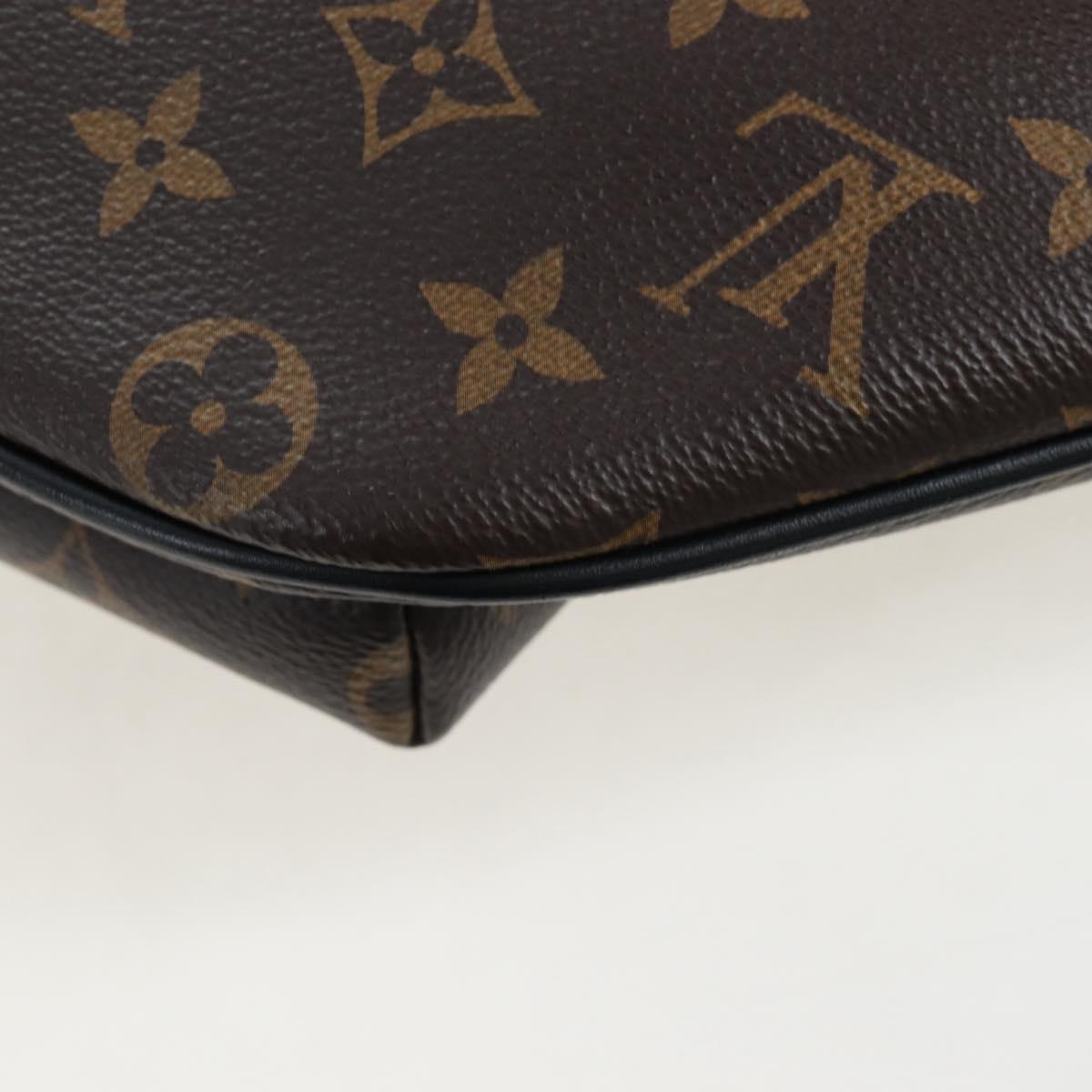 LOUIS VUITTON Monogram Macassar Christopher Bum Bag M45337 LV Auth 206714V