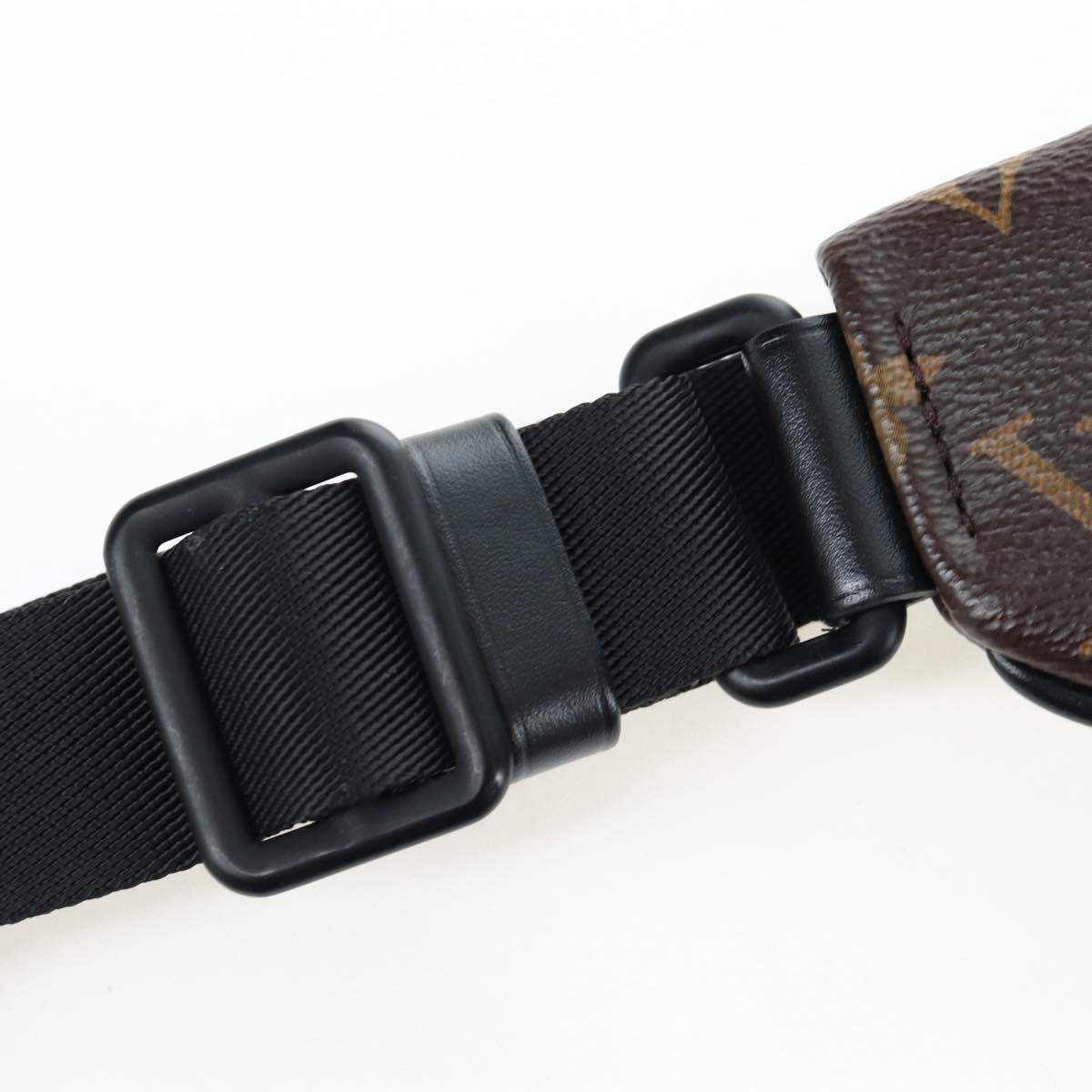 LOUIS VUITTON Monogram Macassar Christopher Bum Bag M45337 LV Auth 206714V