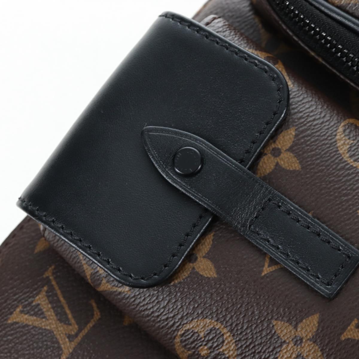 LOUIS VUITTON Monogram Macassar Christopher Bum Bag M45337 LV Auth 206714V