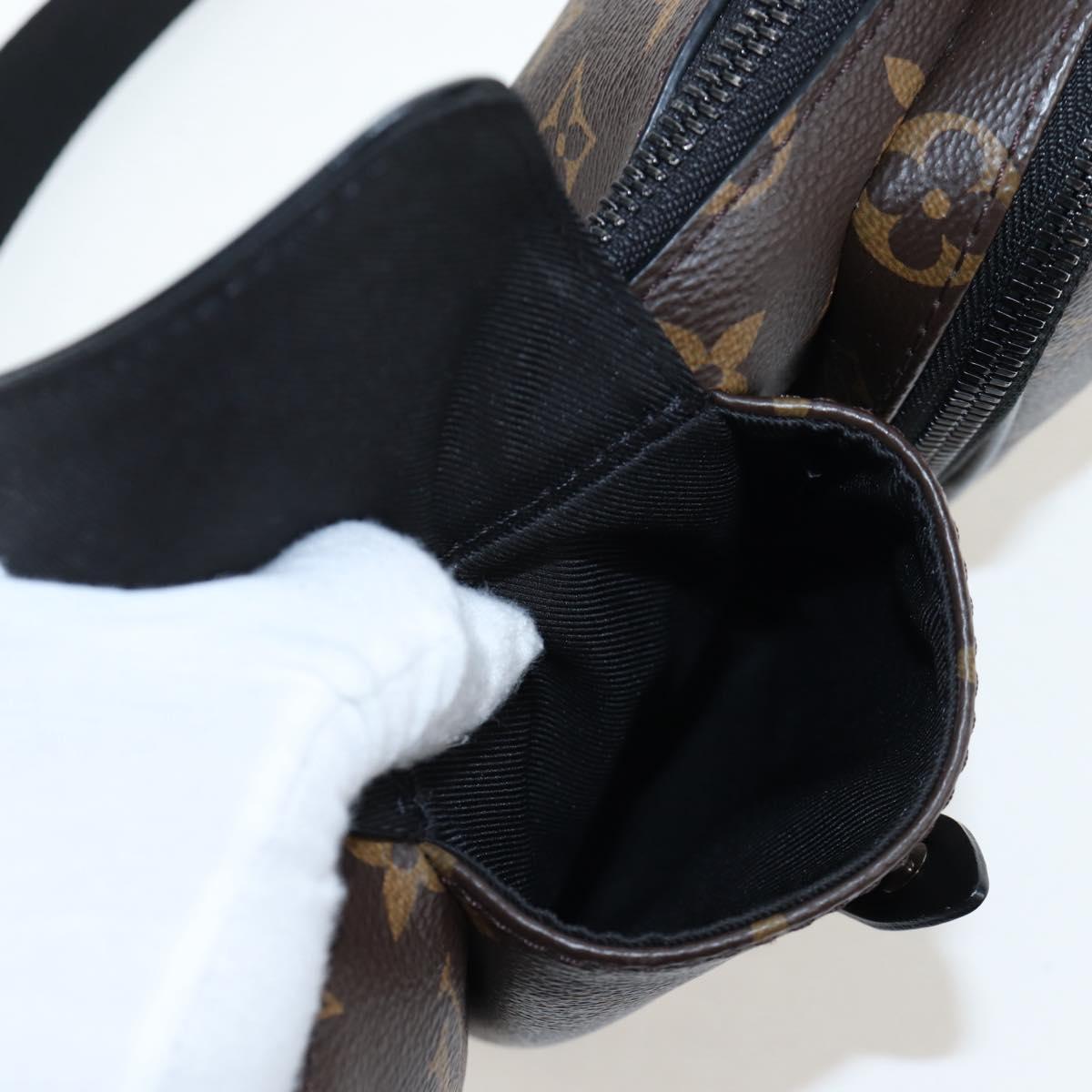LOUIS VUITTON Monogram Macassar Christopher Bum Bag M45337 LV Auth 206714V