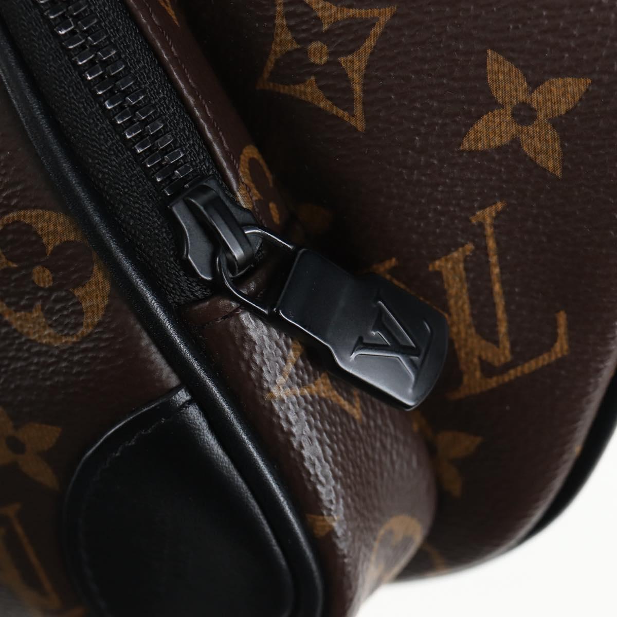 LOUIS VUITTON Monogram Macassar Christopher Bum Bag M45337 LV Auth 206714V