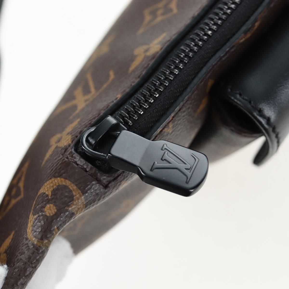 LOUIS VUITTON Monogram Macassar Christopher Bum Bag M45337 LV Auth 206714V