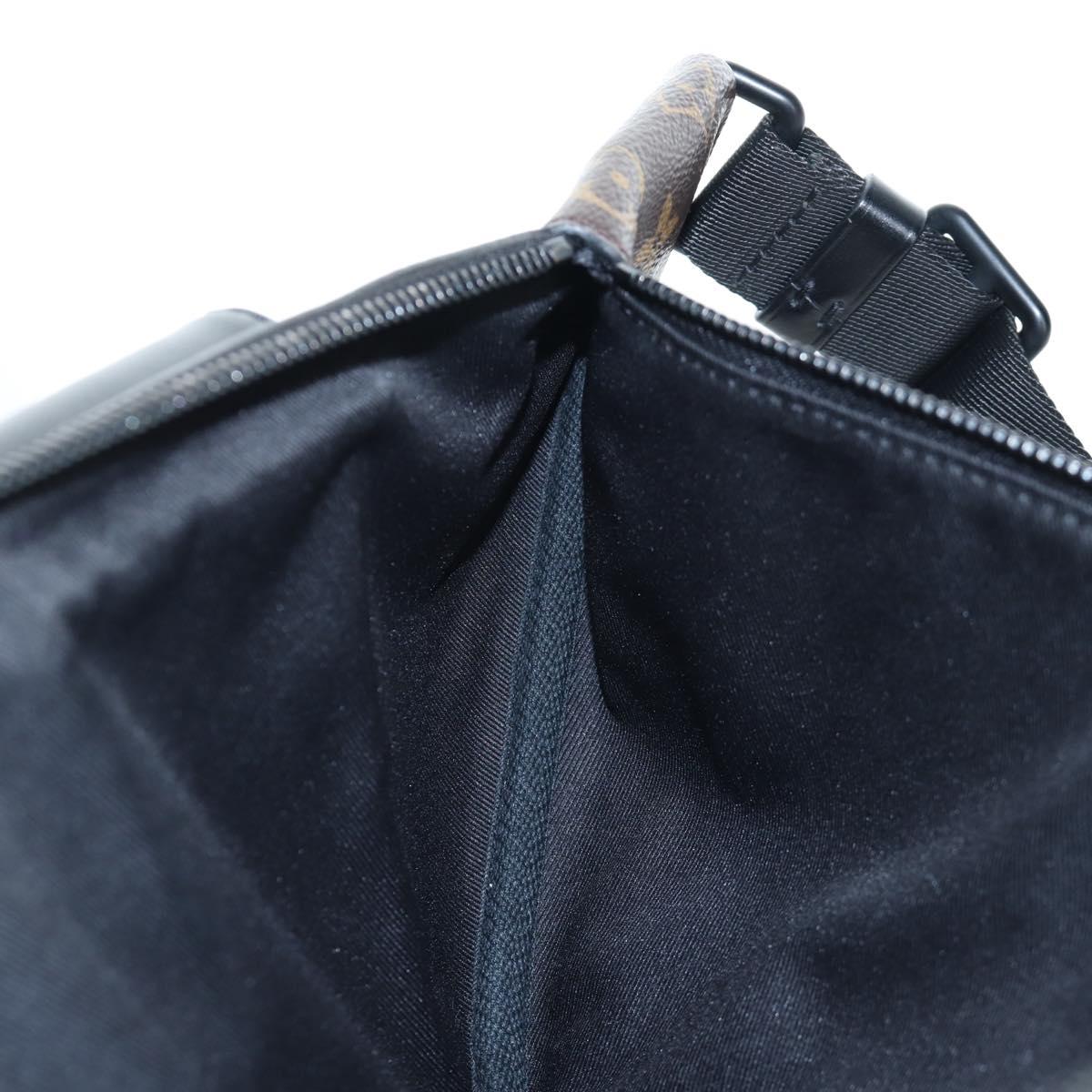 LOUIS VUITTON Monogram Macassar Christopher Bum Bag M45337 LV Auth 206714V
