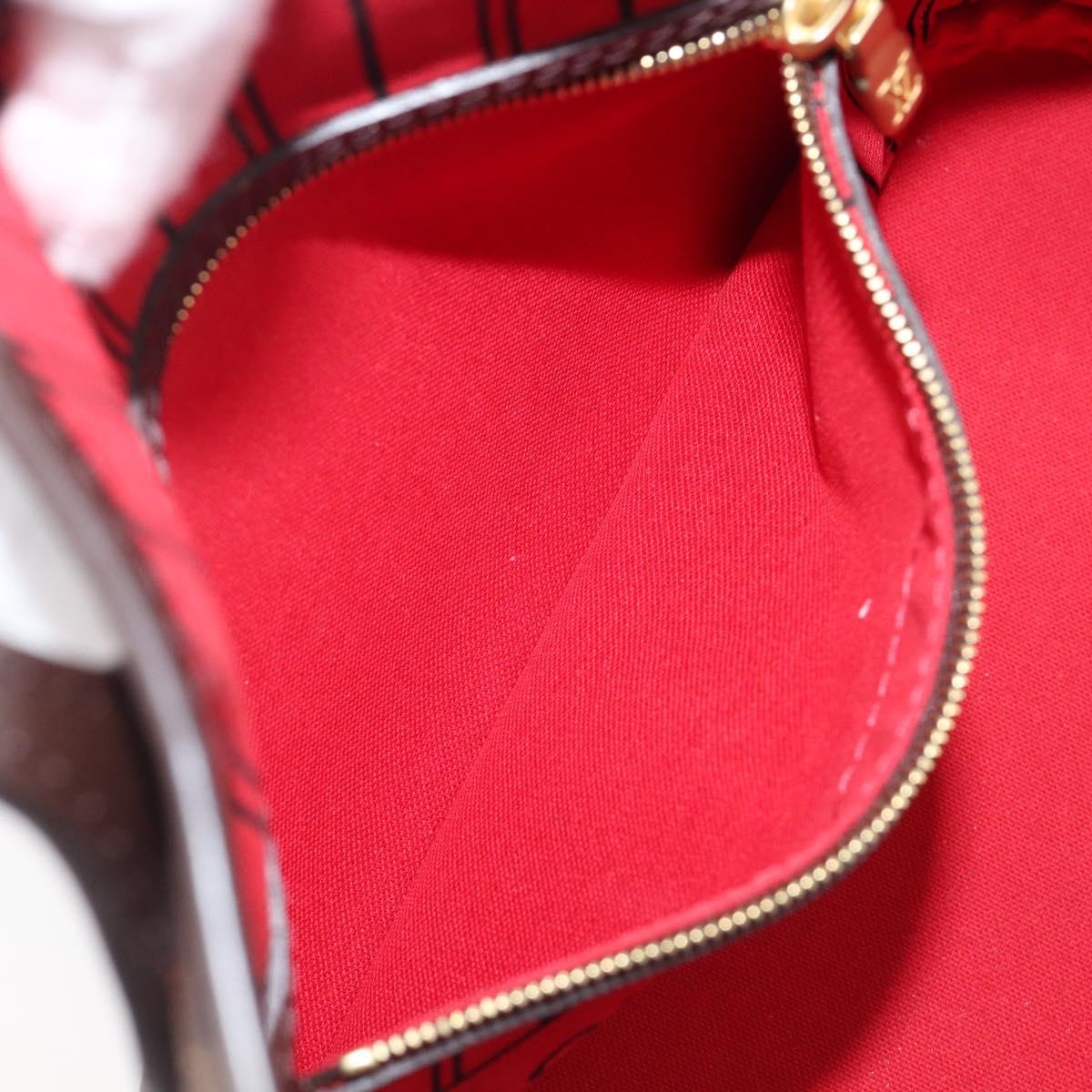 LOUIS VUITTON Damier Ebene Neverfull PM Tote Bag N51109 LV Auth 206715V