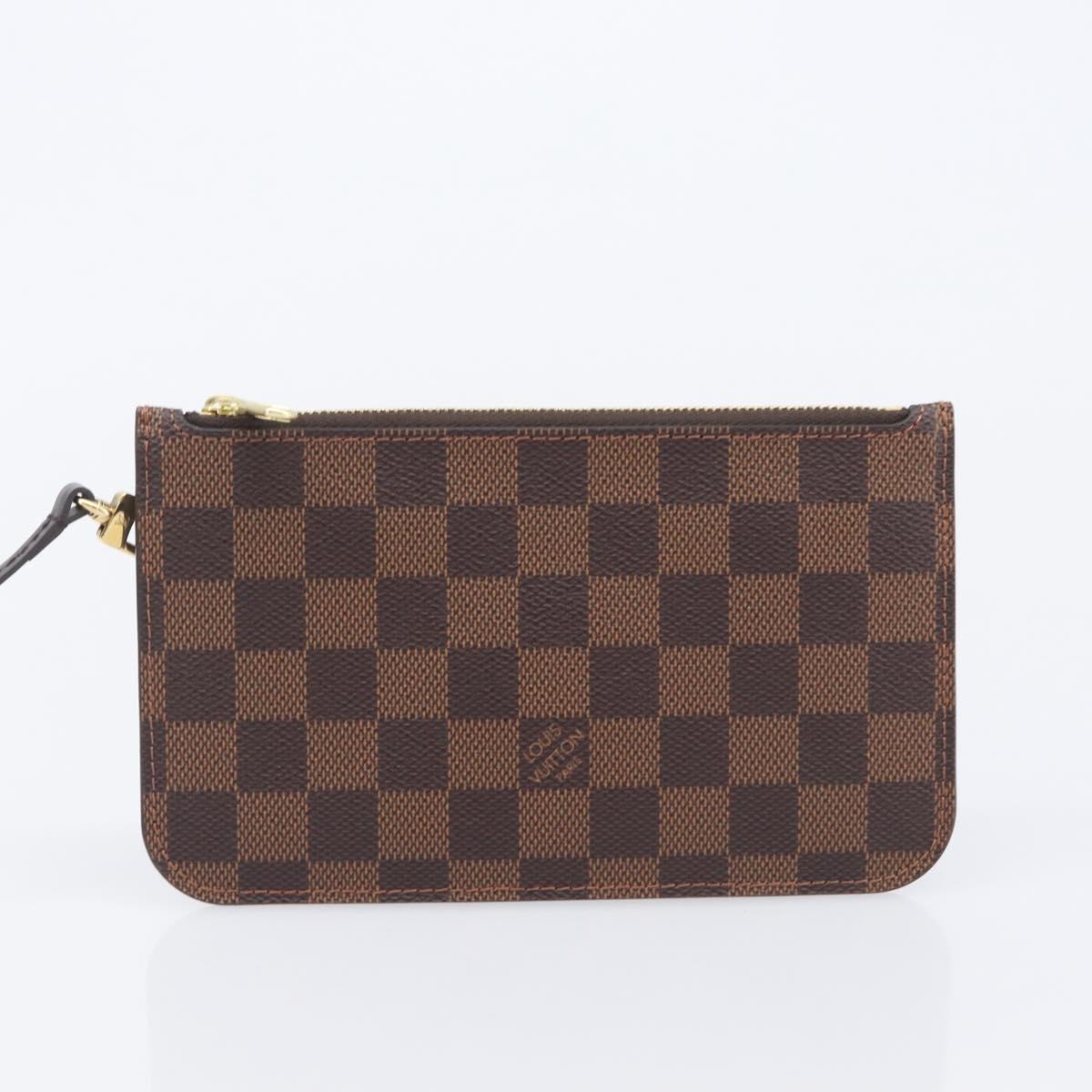 LOUIS VUITTON Damier Ebene Neverfull PM Tote Bag N51109 LV Auth 206715V