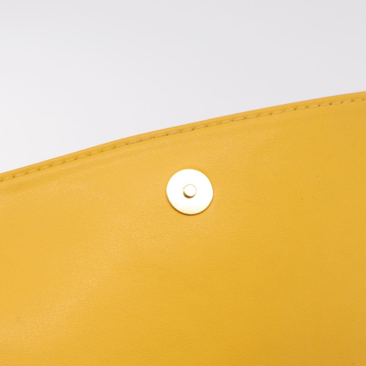 LOUIS VUITTON Monogram Vernis Thompson Street Bag Jaune M91123 LV Auth 206716