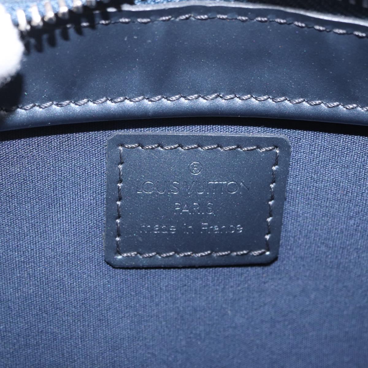 LOUIS VUITTON Monogram Mat Fowler Hand Bag Navy M55145 LV Auth 206717V