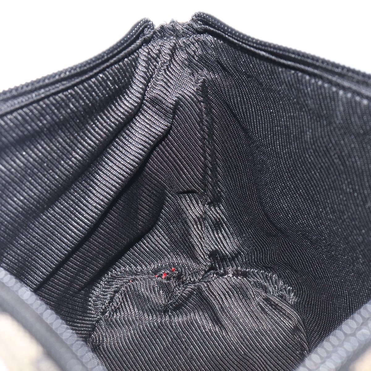GUCCI GG Canvas Accessory Pouch Navy Gold 039 1103 Auth 206723A