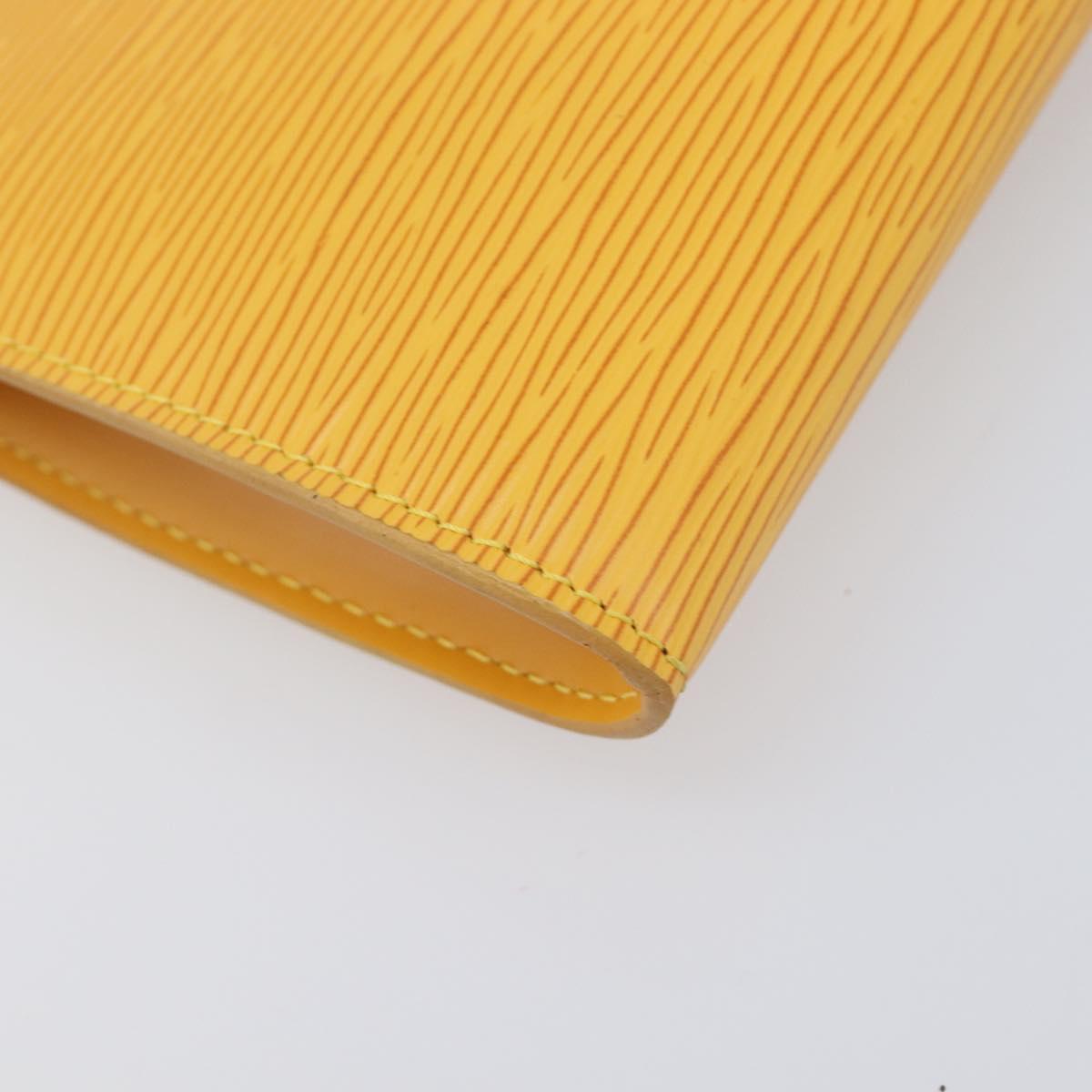 LOUIS VUITTON Epi Pochette Accessoires Pouch Yellow M52989 LV Auth 206757V