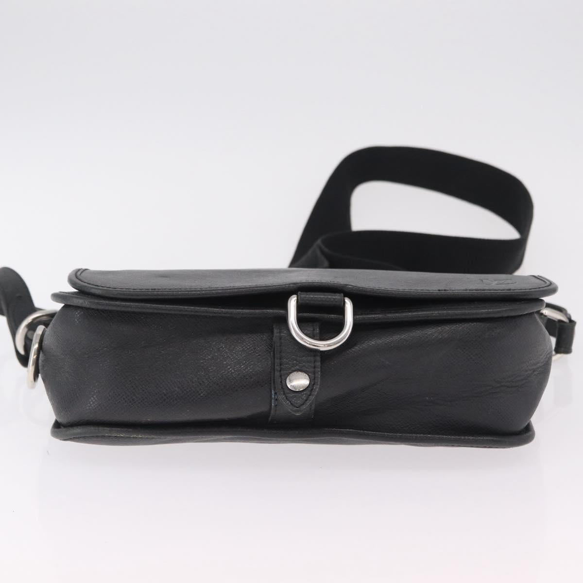 LOUIS VUITTON Taiga Andrei Shoulder Bag Ardoise M32482 LV Auth 206759