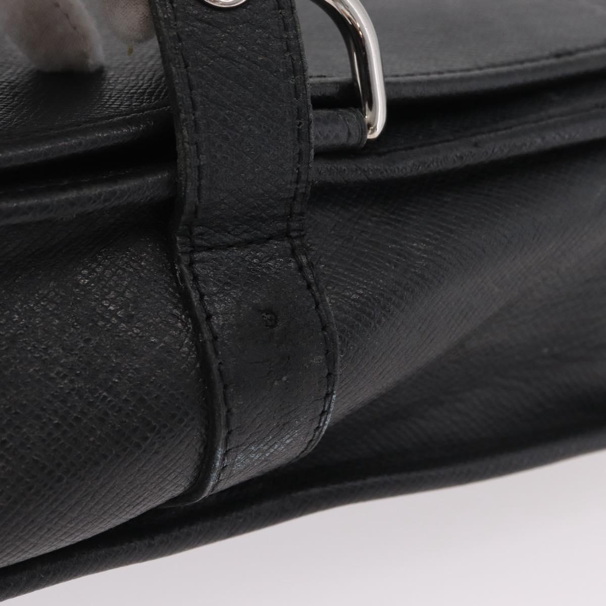 LOUIS VUITTON Taiga Andrei Shoulder Bag Ardoise M32482 LV Auth 206759
