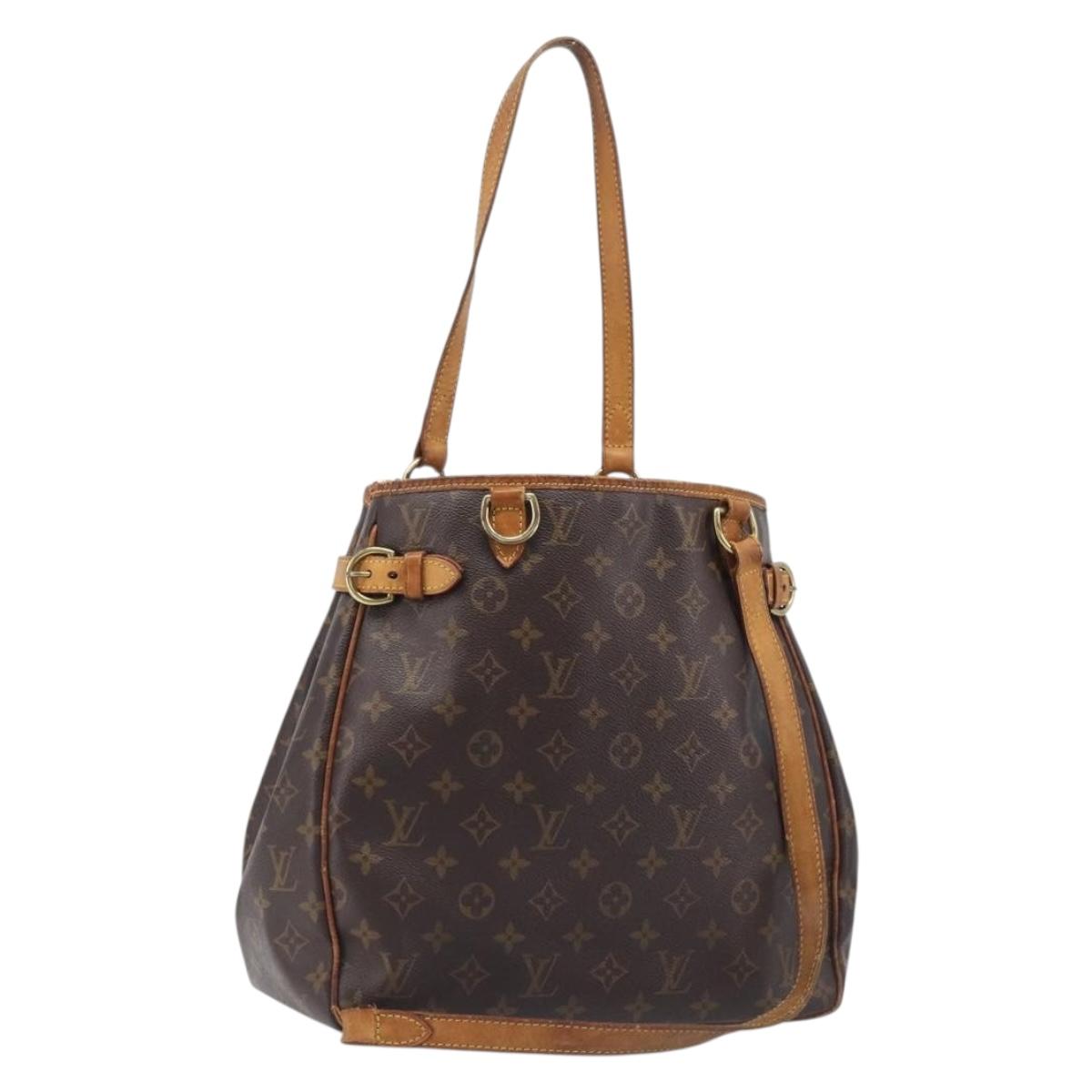 LOUIS VUITTON Monogram Batignolles Vertical Tote Bag M51153 LV Auth 206760